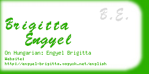 brigitta engyel business card